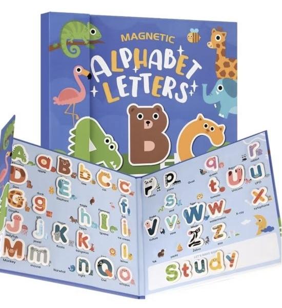 Магнітний алфавіт ABC (англійською)