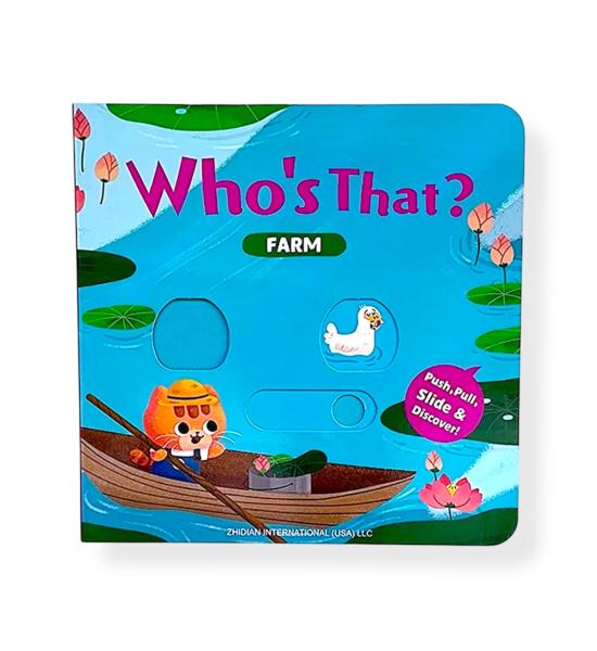 Інтерактивна книга з рухомими елементами. Who"s That?