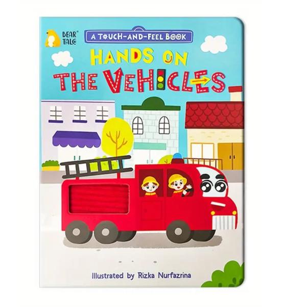Тактильна книга Техніка. Hands on the Vehicles