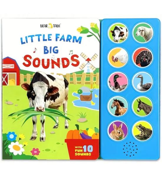 Звукова книга. Ферма. Little Farm Big Sounds (англійською)