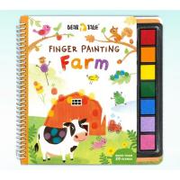 Книга з пальчиковими фарбами. Ферма. Farm