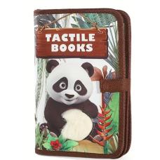 Тактильная книга. Tactile books. Панда (англійською) фото