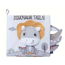 Тактильна книга-шуршалка з піщалкою.Dinosaur tails. Динозавр фото