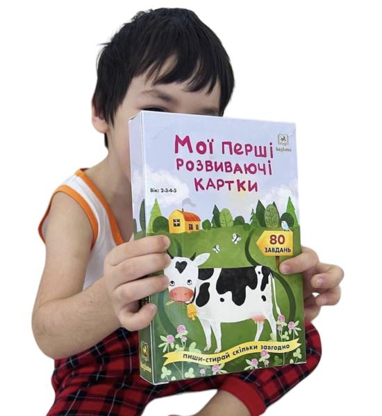 Мої перші розвиваючі карки. 80 багаторазових завдань Мої перші розвиваючі карки. 80 багаторазових завдань